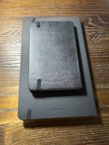 モレスキンとクラシックノートブック